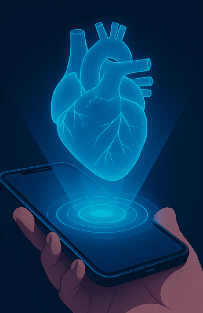 Service de mesure de tension innovant coeur smarpthone r